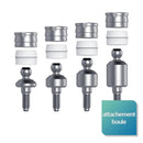 Attachement boule large (Wide) de 1 à 4 mm de hauteur gingivale (parties femelles incluses) - Safe Implant