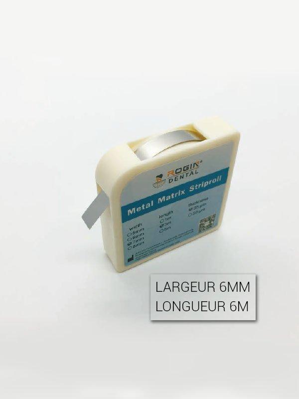 Distributeur de bande matrice métal 6mm x 6m - Safe Implant