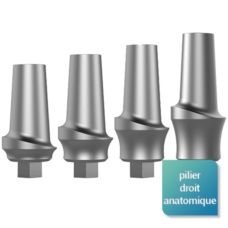 Piliers anatomiques larges - Safe Implant