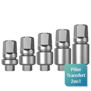 Safe Clic™ - pilier/transfert ciel fermé 2en1 (vendu avec son coping) Wide plateforme