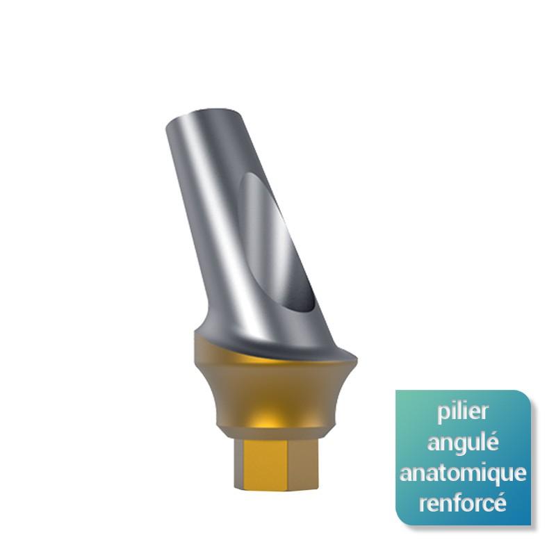Pilier anatomique angulé 25° renforcé - Safe Implant