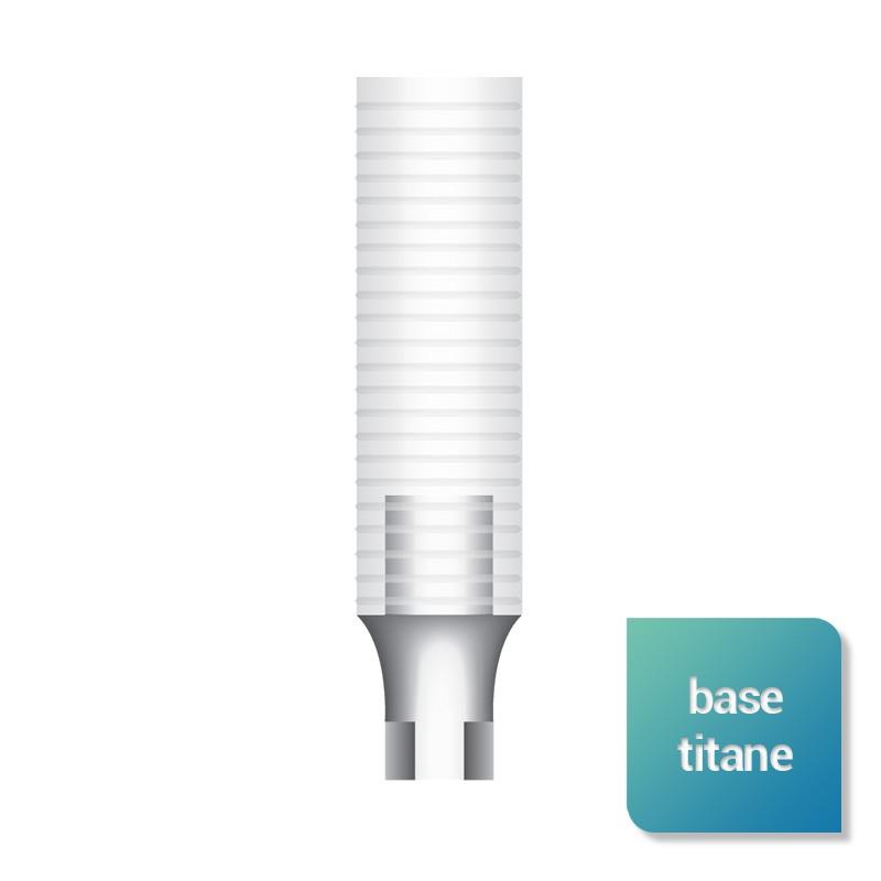 Base titane générique Axiom™ calcinable sur base titane - Safe Implant