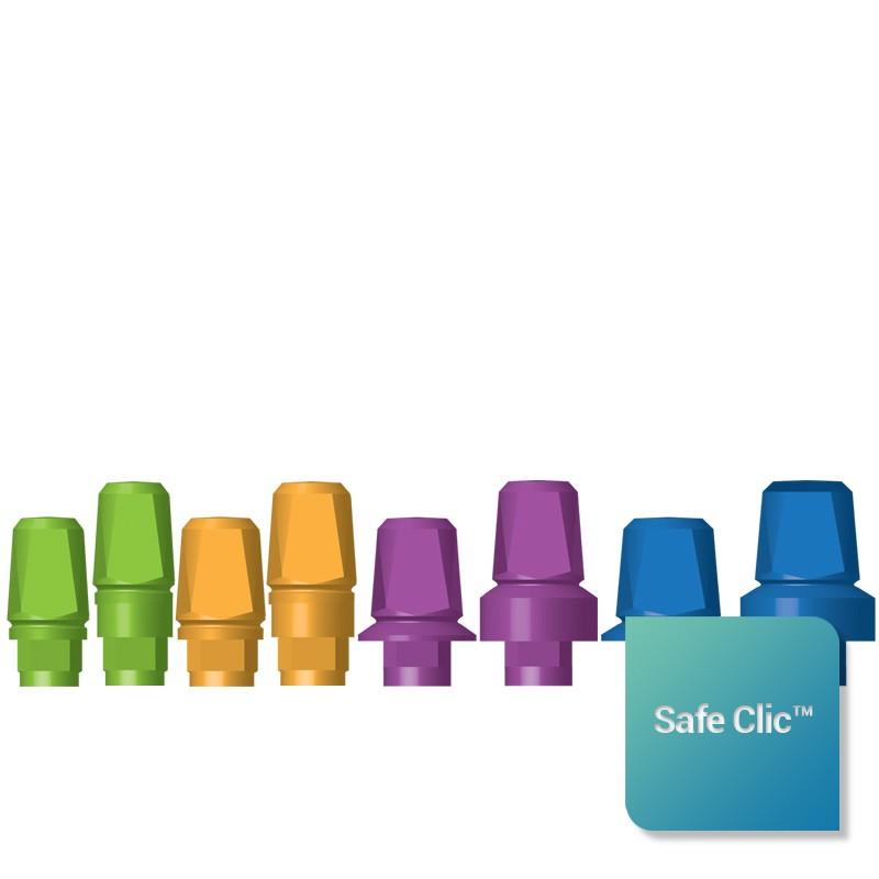 Safe Clic™ compatibles avec la marque Tekka© de Global D™ connectiques Krestal™ / Progress™ Ø 3.40, 4.00, 4.50 et 5,00 mm