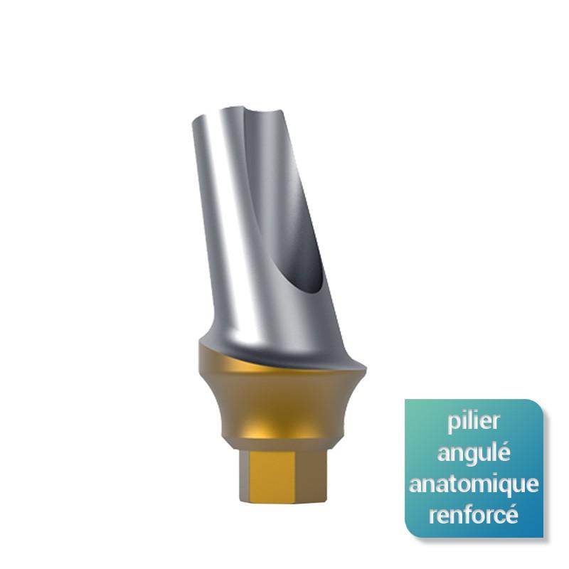 Pilier Anatomique angulé 15° renforcé - Safe Implant