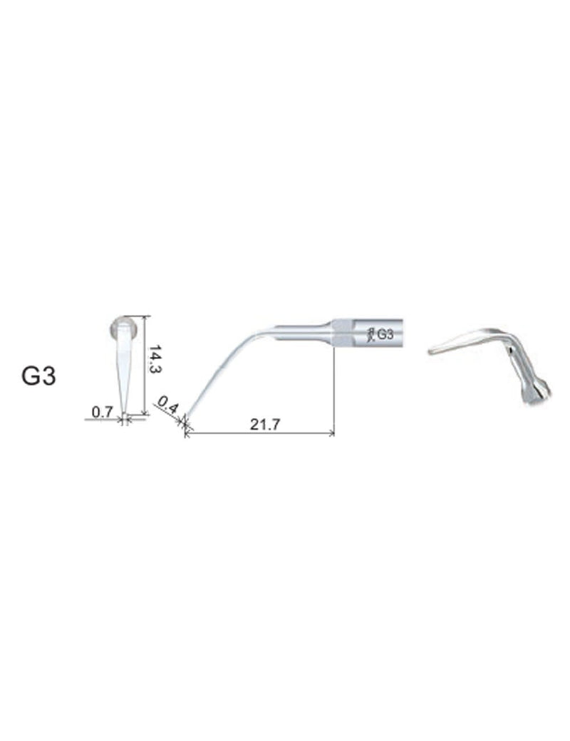 Insert GD3 compatible Satelec  ultrarésistant UR - WOODPECKER - Safe Implant