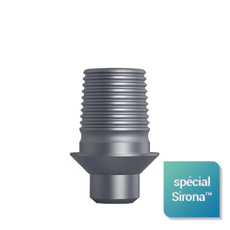 Interfaces scannables Spécial Sirona™ rotationnelle compatible hexagone interne Ø 2.43 mm - Safe Implant