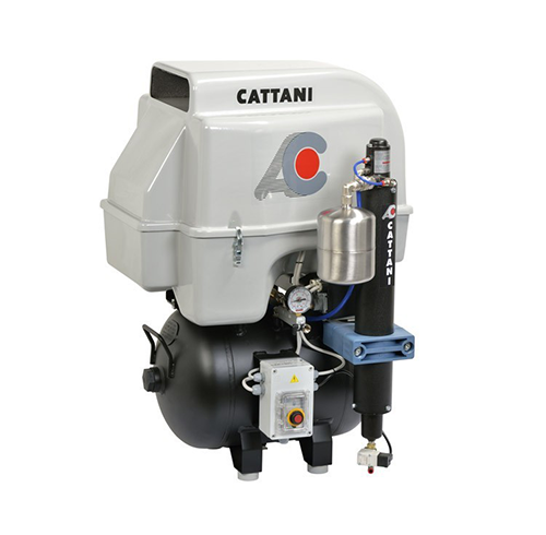 Compresseur Bicylindre nu (AC200) ou capoté (AC200Q) - Cattani - Safe Implant
