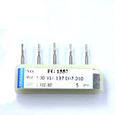 Fraises carbure de tungstène cylindrique à bout rond surtaillé n°1557 FG