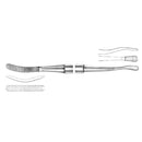 Lime d'alvéotomie / rape à os de Miller courbée