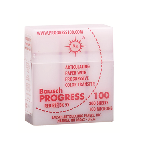PROGRESS Papier d'occlusion (casette en plastique) - Bausch