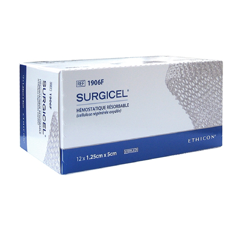 Surgicel - La boîte de 12 sachets stériles - Ethicon