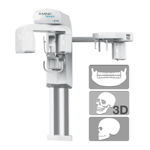 Imagerie extra-orale X-Mind trium Pan Ceph 3D - ACTEON - Safe Implant