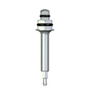 Tournevis prothétique et implantaire pour clefs à cliquet double adaptabilité carré type Zimmer Biomet™ et ou au clef d'hexagone 6,35 mm