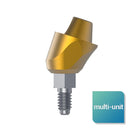 Multi-unit angulés monoblocs 18°,30° & 45° de 1 à 4 mm pour hexagone diam 2.43 mm - Safe Implant