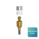 Attachement boule de 1 à 6 mm de hauteur gingivale (parties femelles incluses) - Safe Implant