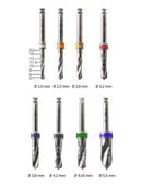 Kit 8 forets pointeurs de marquage - Safe Implant