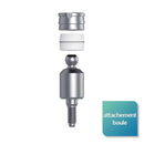 Attachement boule large (Wide) de 1 à 4 mm de hauteur gingivale (parties femelles incluses) - Safe Implant