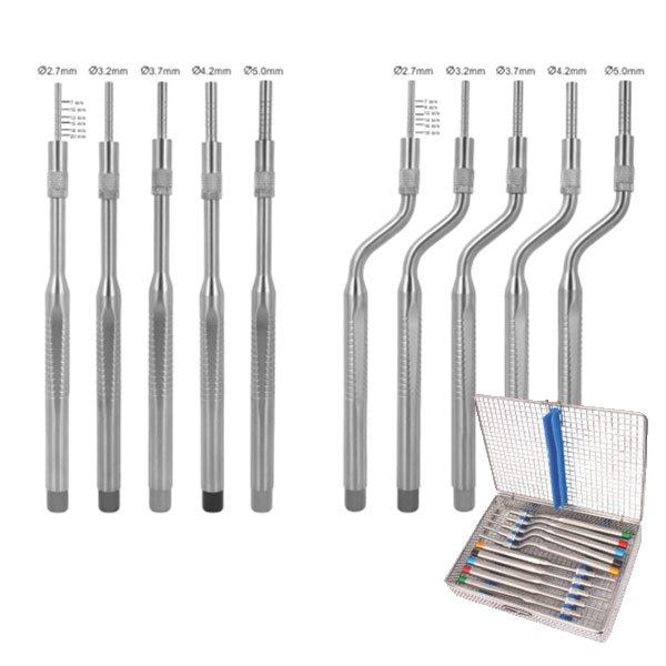 Kit ostéotomes (concave) 10 instruments - Safe Implant