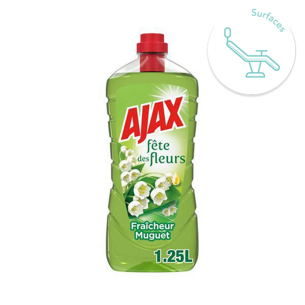 Ajax - Liquide de nettoyage des sols Fleurs de lilas - 1L