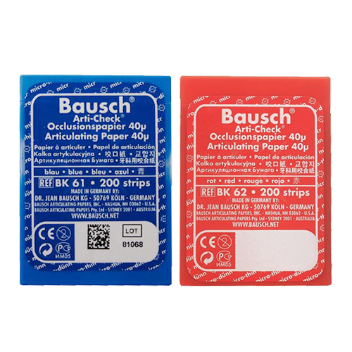 Arti-Check Papier d'occlusion (boîte de 200 bandes prédécoupées) - Bausch