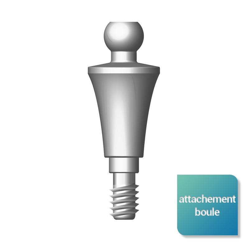 Attachement boule droit générique Six-three System™ (KONTACT) - Safe Implant