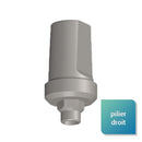 Piliers droits compatibles avec la marque Zimmer Biomet™ modèle  3i Certain™ Ø 3.4, 4.1 et 5 mm - Safe Implant