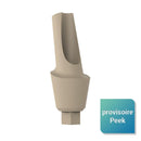 Pilier provisoire angulé en peek 15° pour hexagone interne Ø 2.43mm - Safe Implant