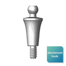 Attachement boule compatible avec la marque GlobalD™ modèle In-Kone™ UNIVERSAL et  PRIMO Ø 3,50, 4,00, 4,50 et 5,00 mm. - Safe Implant