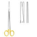 Ciseaux Metzenbaum droits 16cm carbure de tungstène bout rond (mousse) - Safe Implant