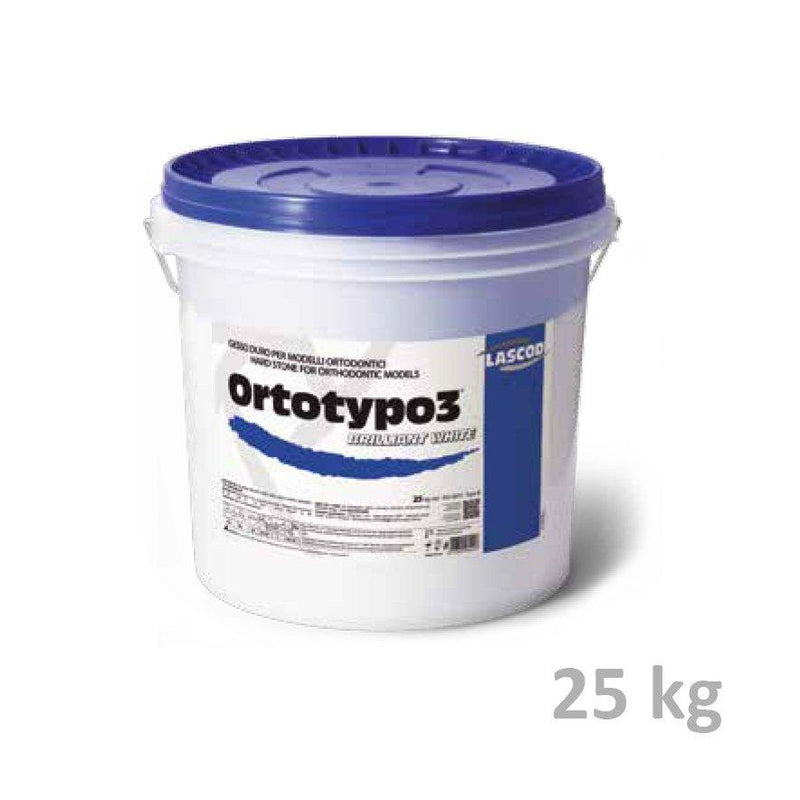 Plâtre blanc brillant type 3 Ortotypo3 25 kg - Safe Implant