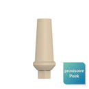 Pilier provisoire droit en Peek connexion pour hexagone interne Ø 2.43mm - Safe Implant