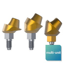 Multi-unit angulés monoblocs 18°,30° & 45° de 1 à 4 mm pour hexagone diam 2.43 mm - Safe Implant