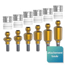 Attachement boule de 1 à 6 mm de hauteur gingivale (parties femelles incluses) - Safe Implant
