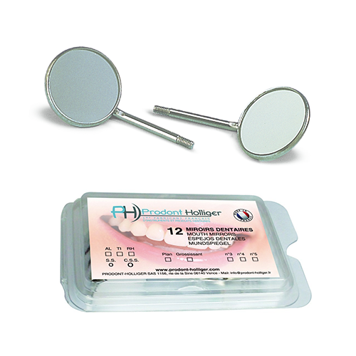 Miroirs plans (boîte de 12) - Prodont Holliger - Safe Implant