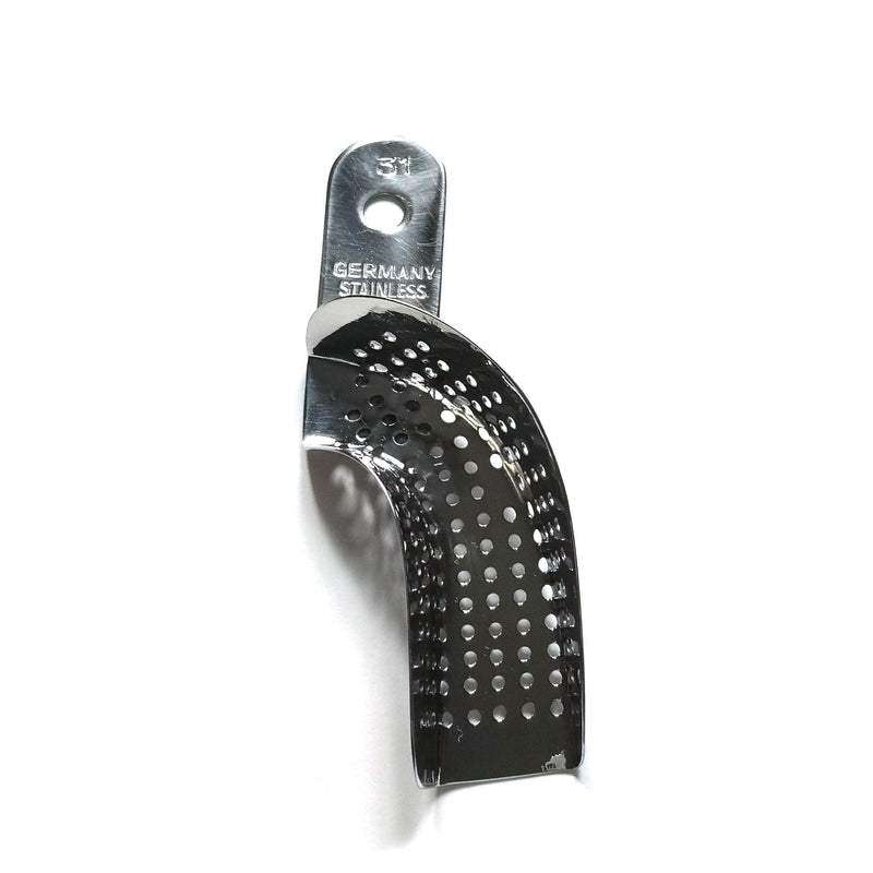 Porte-empreintes perforés en acier inoxydable sans rim lock - Safe Implant