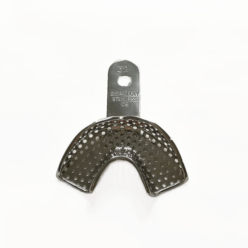 Porte-empreintes perforés en acier inoxydable avec rim lock - Safe Implant