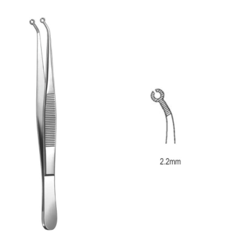 Pince de chirurgie dentaire 2.2mm dite PRECELLE A OEILLET