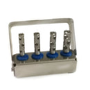 Kit 4 trépans avec son support. Profondeur totale 18 mm - Safe Implant